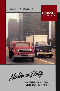 1990 GMC Medium Duty Owner's Manual