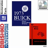 1973 BUICK Body, Chassis & Electrical Service Manual sample image