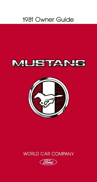 1981 Ford Mustang Owner's Manual