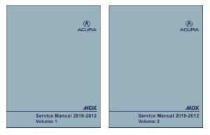 2010–2012 Acura MDX Factory Shop Service Manual
