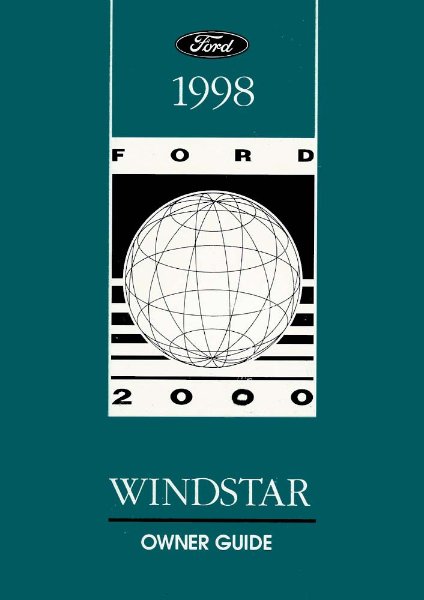 1998 Ford Windstar Owner's Manual