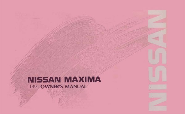1991 Nissan Maxima Owner's Manual