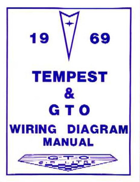 1969 Pontiac GTO, Tempest Wiring Diagrams Manual