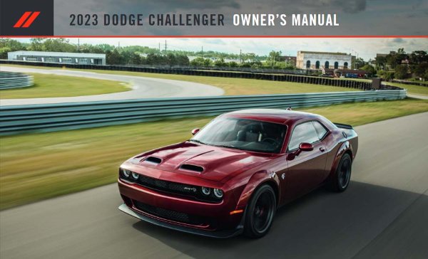2023 Dodge Challenger Owner's Manual