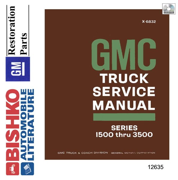 1968 GMC 1500-3500 Truck Factory Shop Service Manual