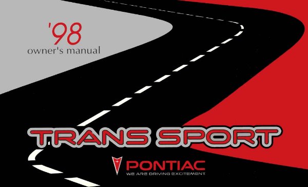 1998 Pontiac Van Trans Sport Owner's Manual