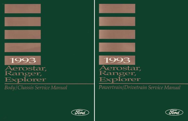 1993 Ford Truck Aerostar, Explorer, Ranger Factory Shop Service Manual