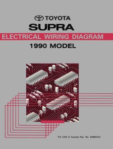 1990 Toyota Supra Wiring Diagrams Manual