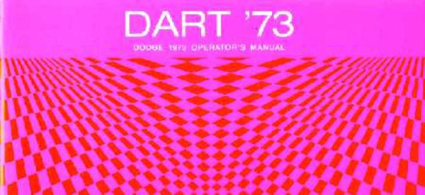 1973 Dodge Dart Owner's Manual