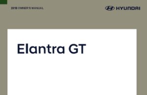 2018 Hyundai Elantra GT Owner's Manual