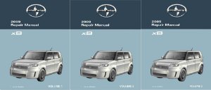 2009 Scion xB Factory Shop Service Manual