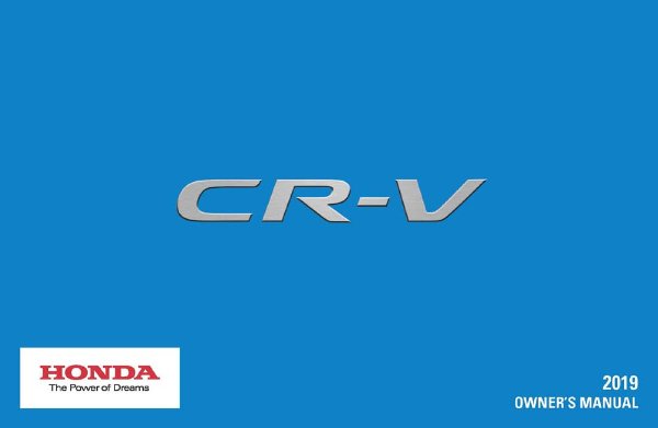 2019 Honda CR-V Owner's Manual