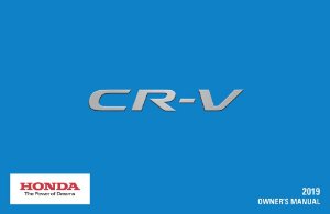 2019 Honda CR-V Owner's Manual