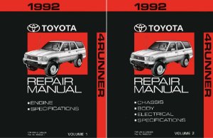 1992 Toyota 4-Runner Factory Shop Service Manual