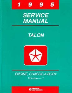1995 Eagle Talon Factory Shop Service Manual