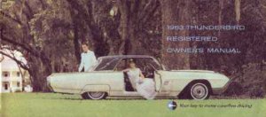 1963 Ford Thunderbird Owner's Manual