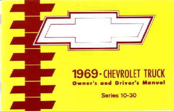 1969 Chevrolet Light Truck All Models Owner's Manual