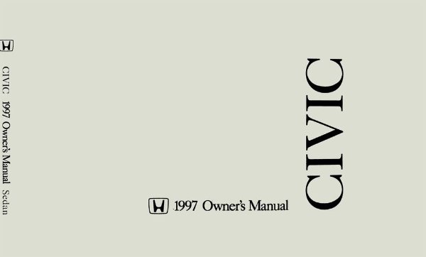 1997 Honda Civic Sedan Owner's Manual