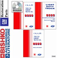 1994 CHEVROLET LIGHT DUTY TRUCK Body, Chassis & Electrical (incl Diesel) Service Manual sample image