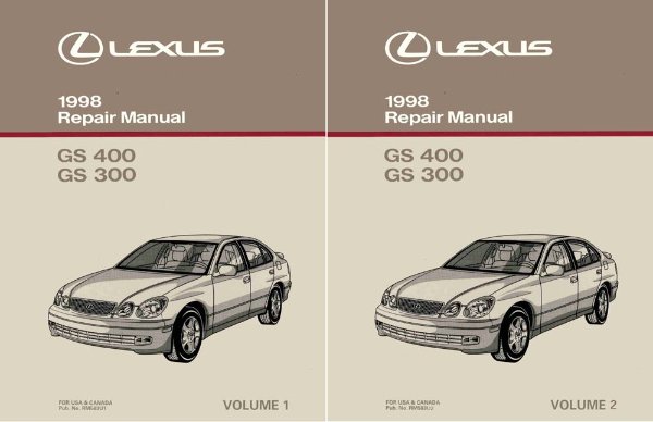 1998 Lexus GS 400, GS 300 Factory Shop Service Manual