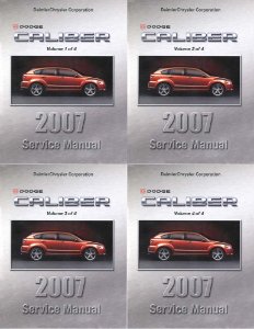2007 Dodge Caliber Factory Shop Service Manual