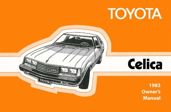 1983 Toyota Celica Owner's Manual
