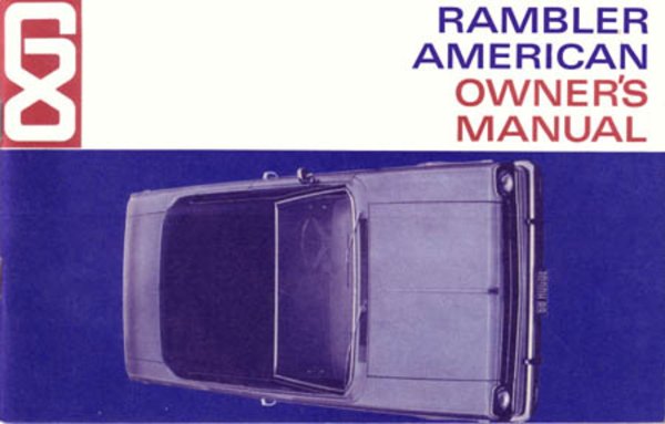 1968 AMC American Owner's Manual