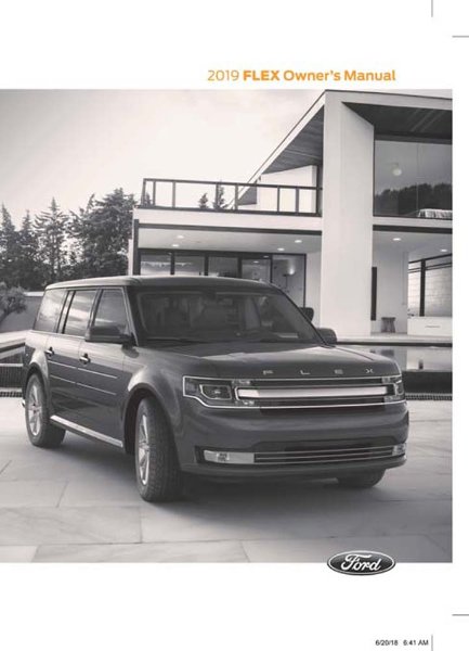 2019 Ford Flex Owner's Manual