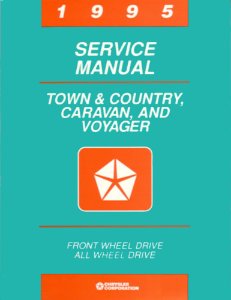 1995 Chrysler Town & Country, Caravan, Voyager Factory Shop Service Manual
