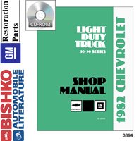 1982 CHEVROLET LIGHT DUTY TRUCK Body, Chassis & Electrical Service Manual sample image