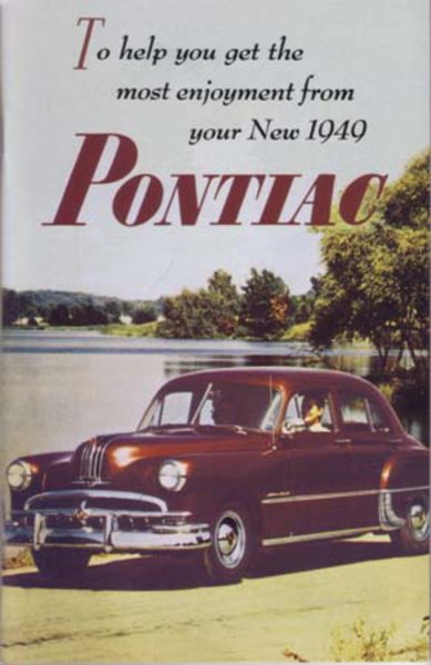 1949 Pontiac Chieftain, Silver Streak, Streamliner, Torpedo Owner's Manual