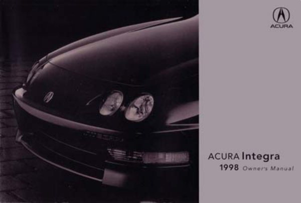 1998 Acura Integra Owner's Manual