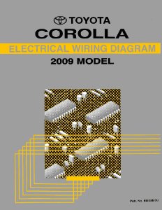 2009 Toyota Corolla Wiring Diagrams Manual