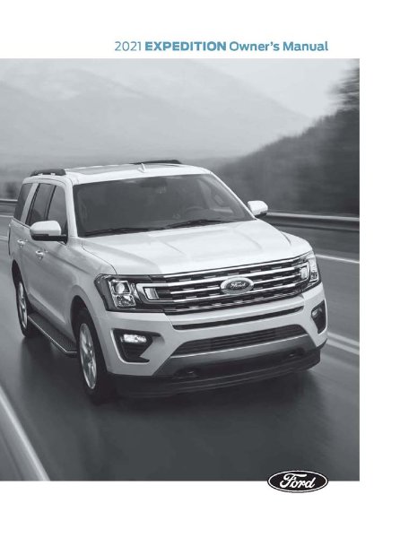 2021 Ford Expedition Owner's Manual