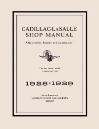 1928 1929 Cadillac 341 Shop Service Repair Manual