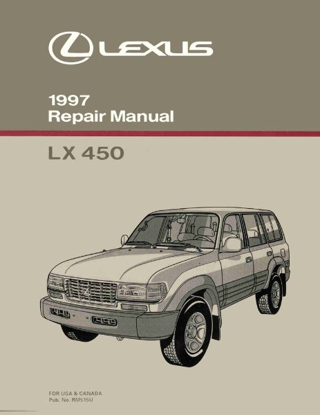 1997 Lexus LX 450 Factory Shop Service Manual