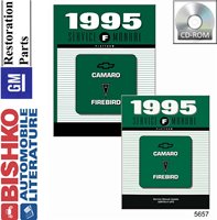 1995 CHEVROLET CAMARO, PONTIAC FIREBIRD Body, Chassis & Electrical Service Manual sample image