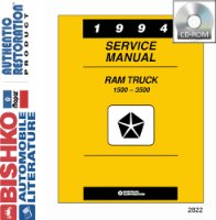 1994 Dodge 1500-3500 Ram Pickup Truck Shop Service Repair Manual PDF Engine sample image