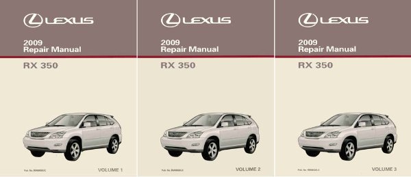 2009 Lexus RX 350 Factory Shop Service Manual