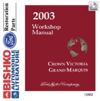 2003 FORD CROWN VICTORIA, MERCURY GRAND MARQUIS Body, Chassis & Electrical Service Manual sample image