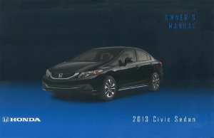 2013 Honda Civic Sedan (NO HYBRID) Owner's Manual