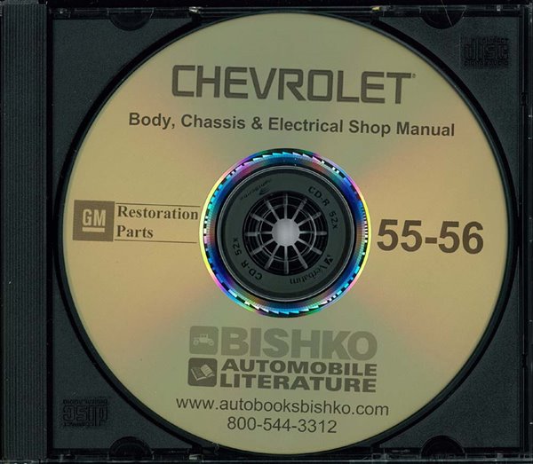 1955–1956 Chevrolet All Models NO CORVETTE Factory Shop Service Manual