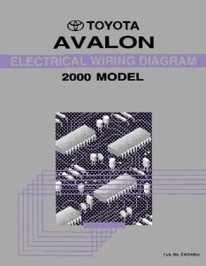 2000 Toyota Avalon Wiring Diagrams Manual