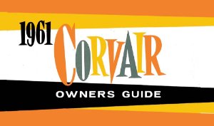 1961 Chevrolet Corvair Owner's Manual