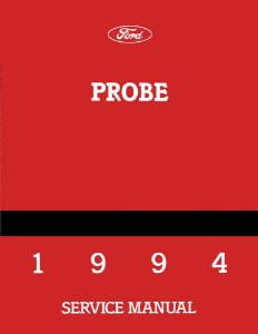 1994 Ford Probe Factory Shop Service Manual