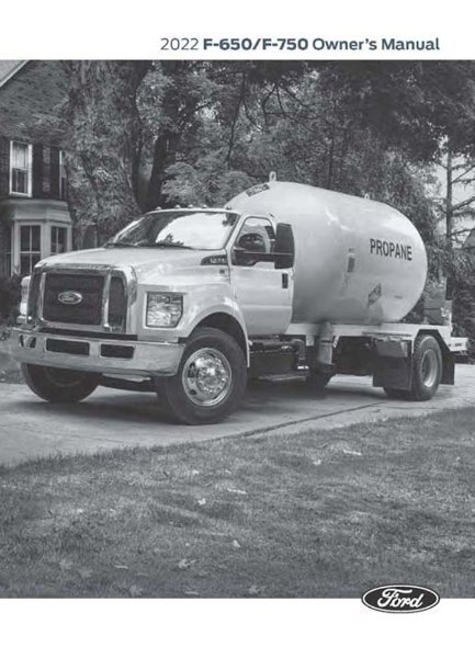 2022 Ford F-650, F-750 F-SUPER DUTY Owner's Manual