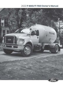 2022 Ford F-650, F-750 F-SUPER DUTY Owner's Manual