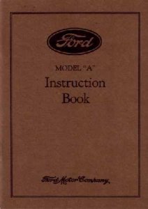 1929 Ford A Owner's Manual