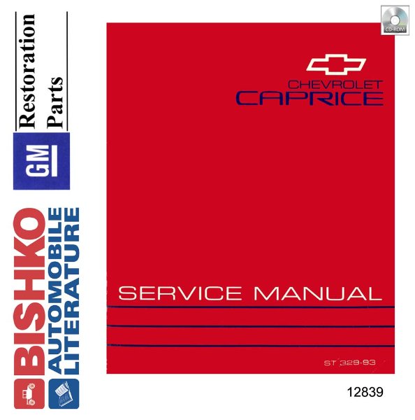 1993 Chevrolet Caprice Factory Shop Service Manual