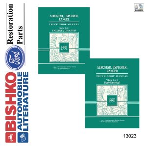 1991 Ford Truck Aerostar, Explorer, Ranger Factory Shop Service Manual